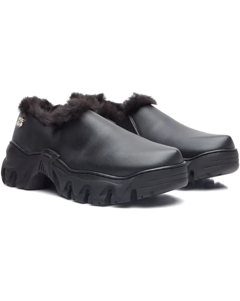 Rombaut Klassische Slip-On-Sneakers - Schwarz Schwarz