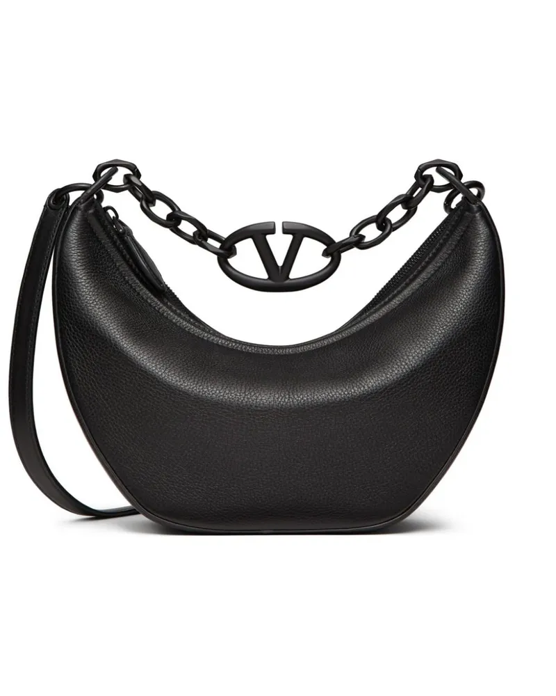 Valentino Garavani Kleine VLogo Moon Tasche - Schwarz Schwarz