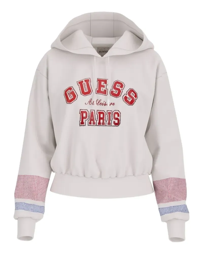 Guess embellished drawstring hoodie - Nude Nude