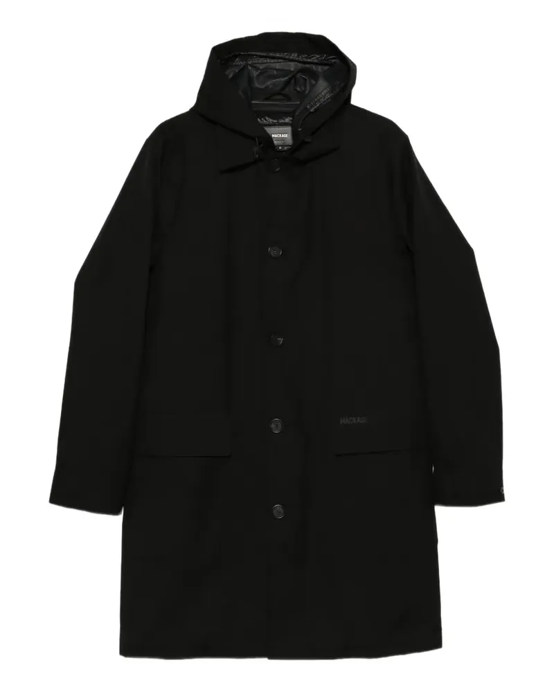 Mackage Mathias hooded raincoat - Schwarz Schwarz