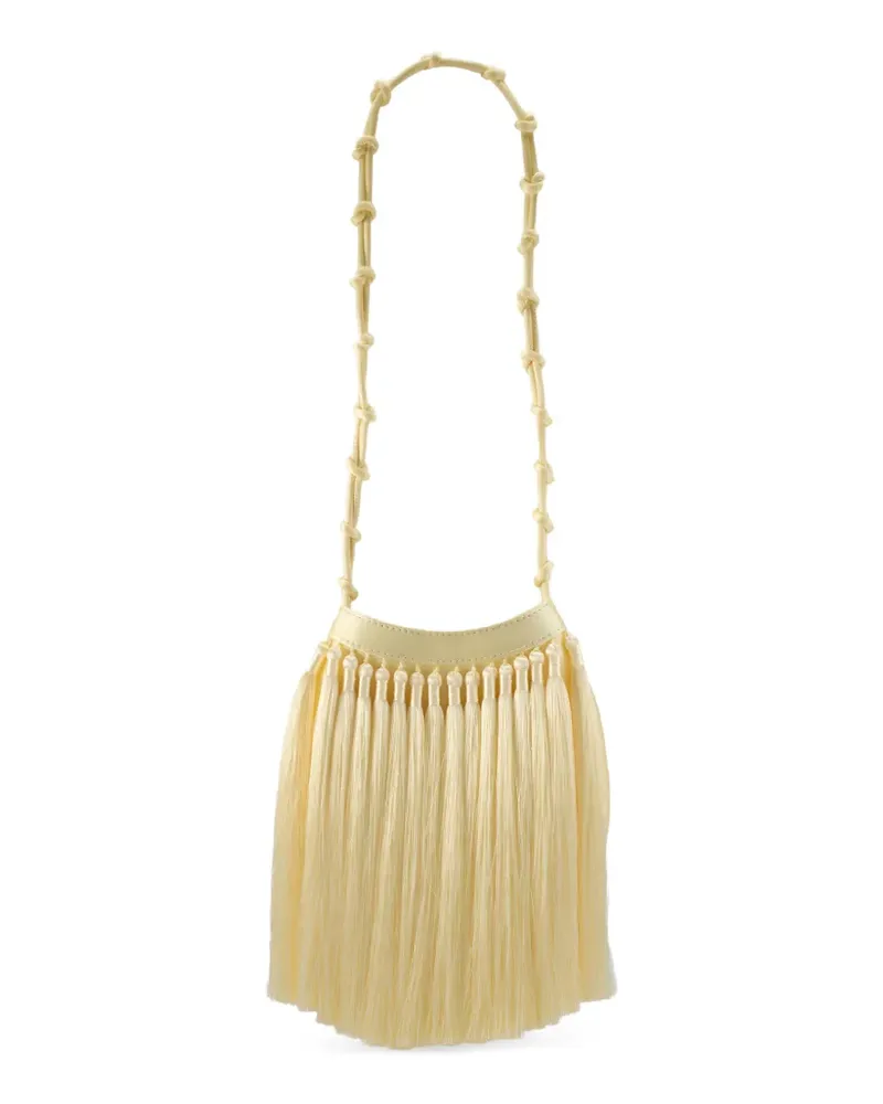 Simon Miller Knotty Mini-Tasche mit Quaste - Gelb Gelb