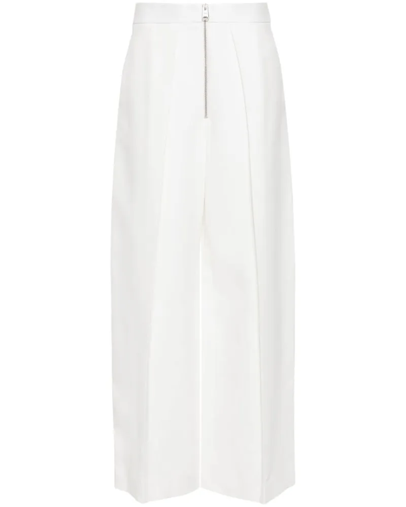 KHAITE Tief sitzende Marine Hose - Weiß Weiß