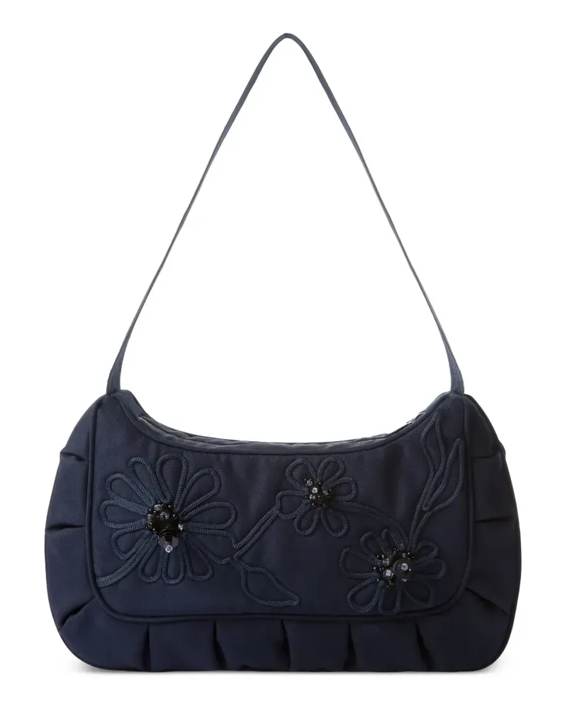 0711 Lexi Schultertasche - Blau Blau