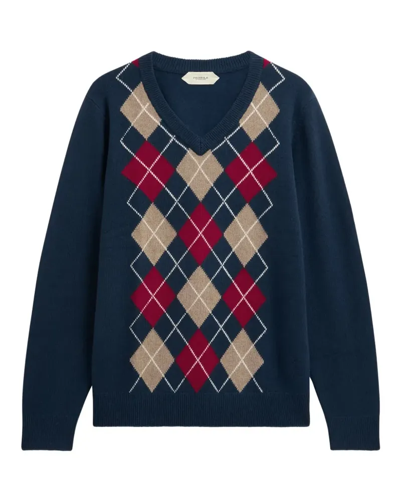 Pringle of Scotland Pullover mit Rautenmuster - Blau Blau