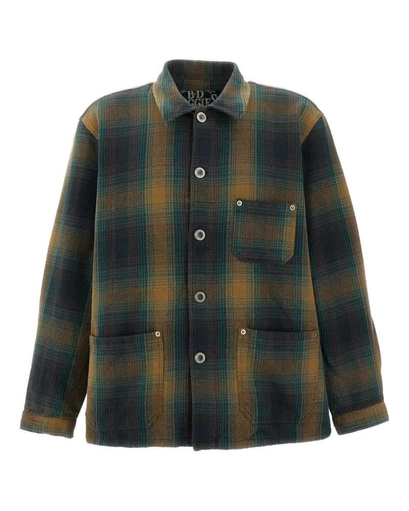 B.D. Baggies Jacke mit Karomuster - Braun Braun