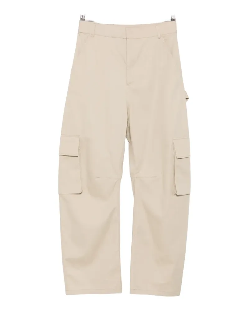 Balenciaga panelled cargo pants - Nude Nude