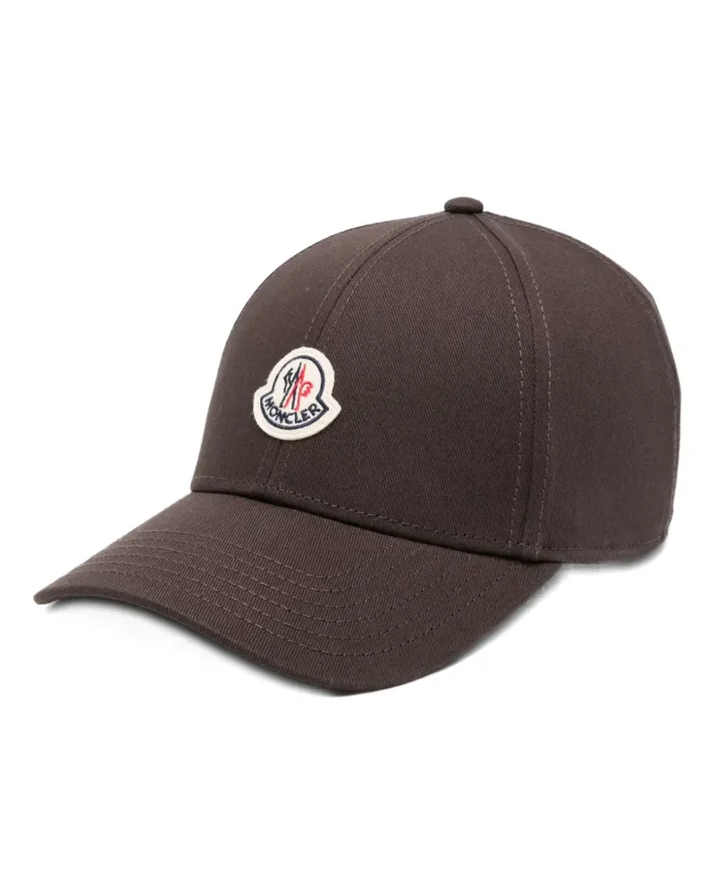 Moncler logo-patch baseball cap - Braun Braun