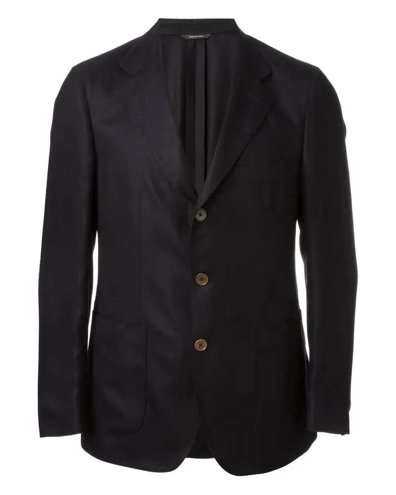 Loro Piana Kaschmirsakko mit drei Knöpfen - Blau Blau