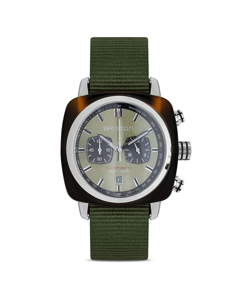BRISTON Clubmaster Sport 42mm - Silber Silber