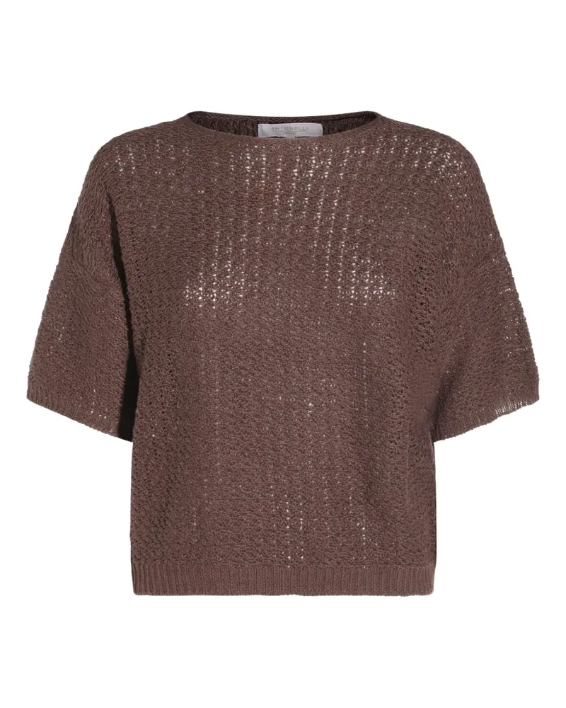 Antonelli Firenze Kurzärmeliges T-Shirt - Braun Braun
