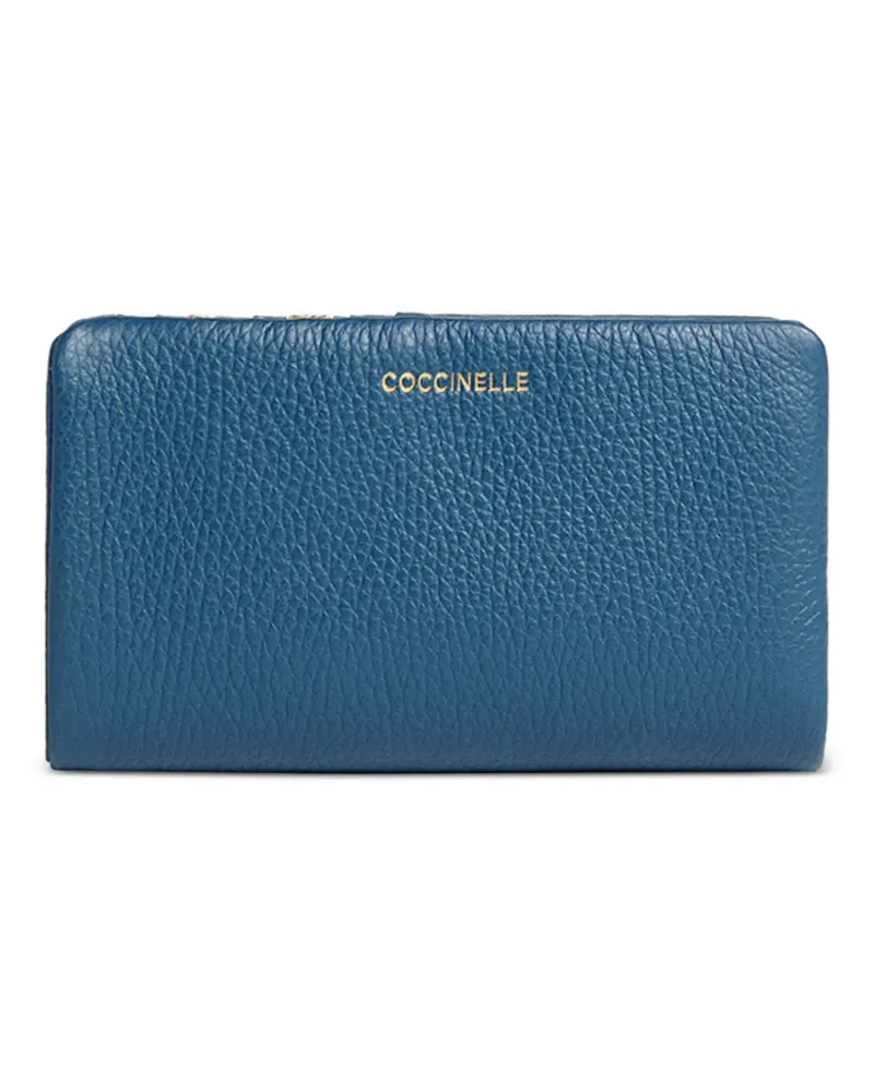 Coccinelle Portemonnaie mit Reißverschluss - Blau Blau