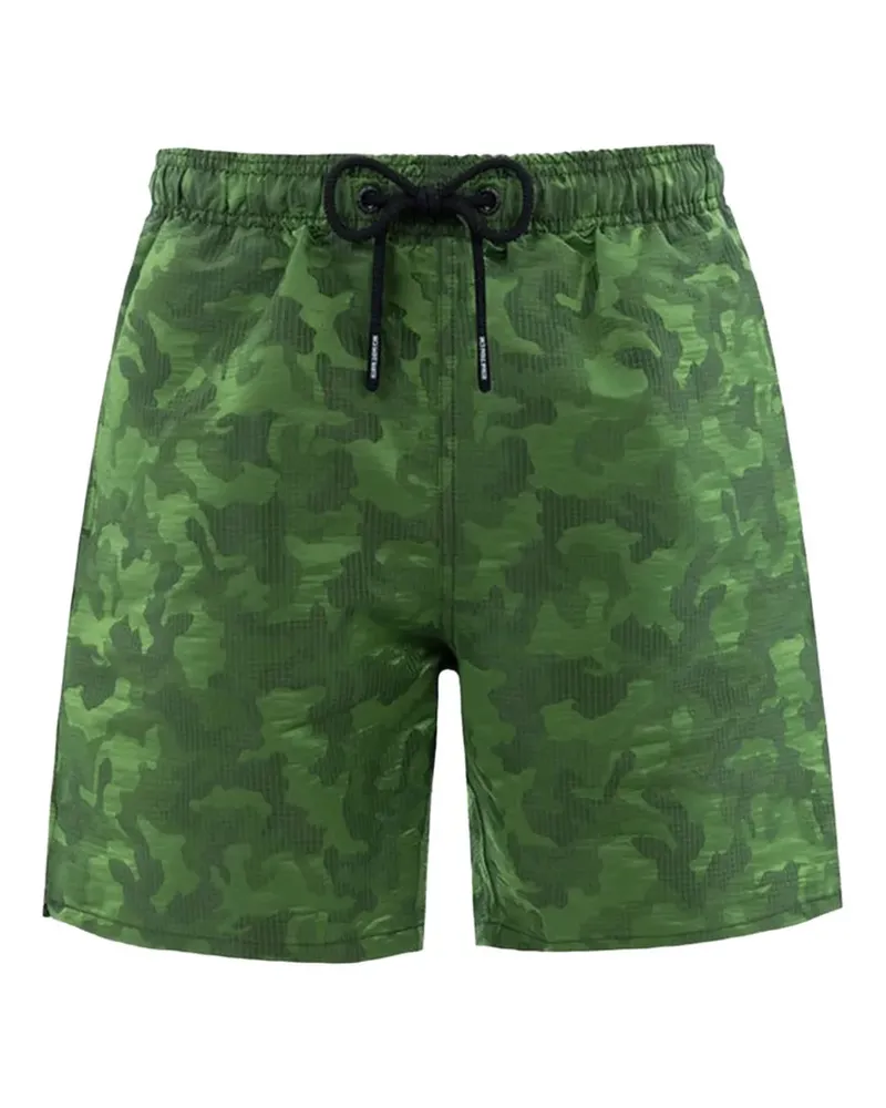 MC2 Saint Barth Harbour The Riviera camouflage swim shorts - Grün Grün
