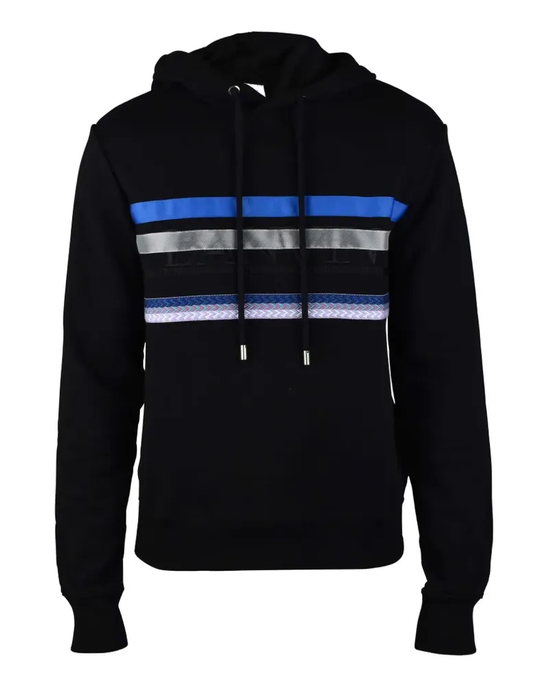 Lanvin Hoodie mit Logo-Stickerei - Schwarz Schwarz