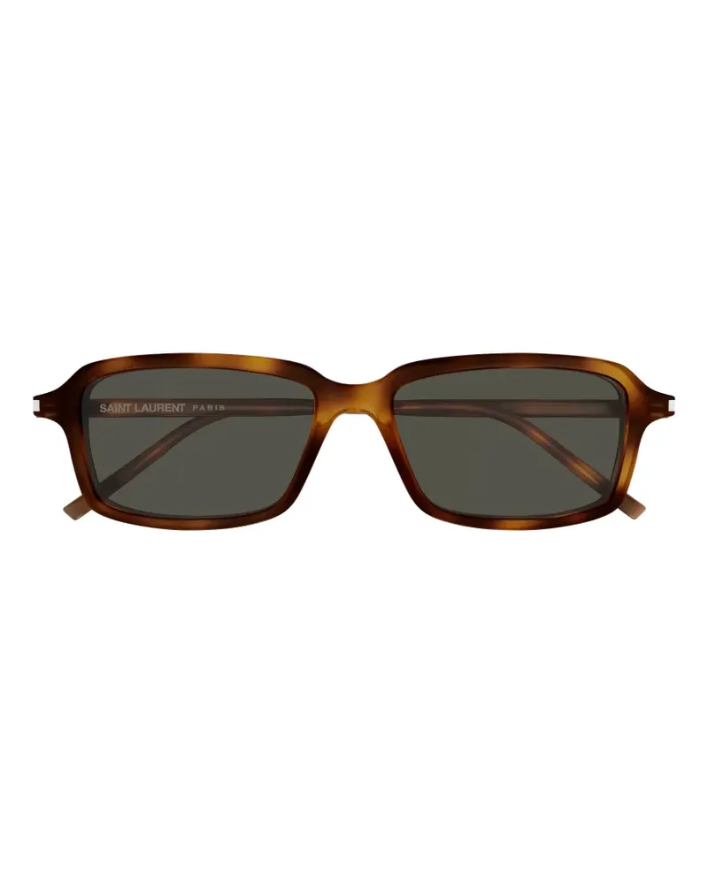 Saint Laurent SL 938 Sonnenbrille mit eckigem Gestell - Braun Braun