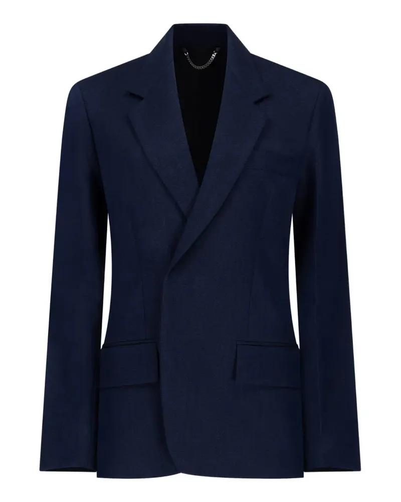 Victoria Beckham Einreihiges Sakko - Blau Blau
