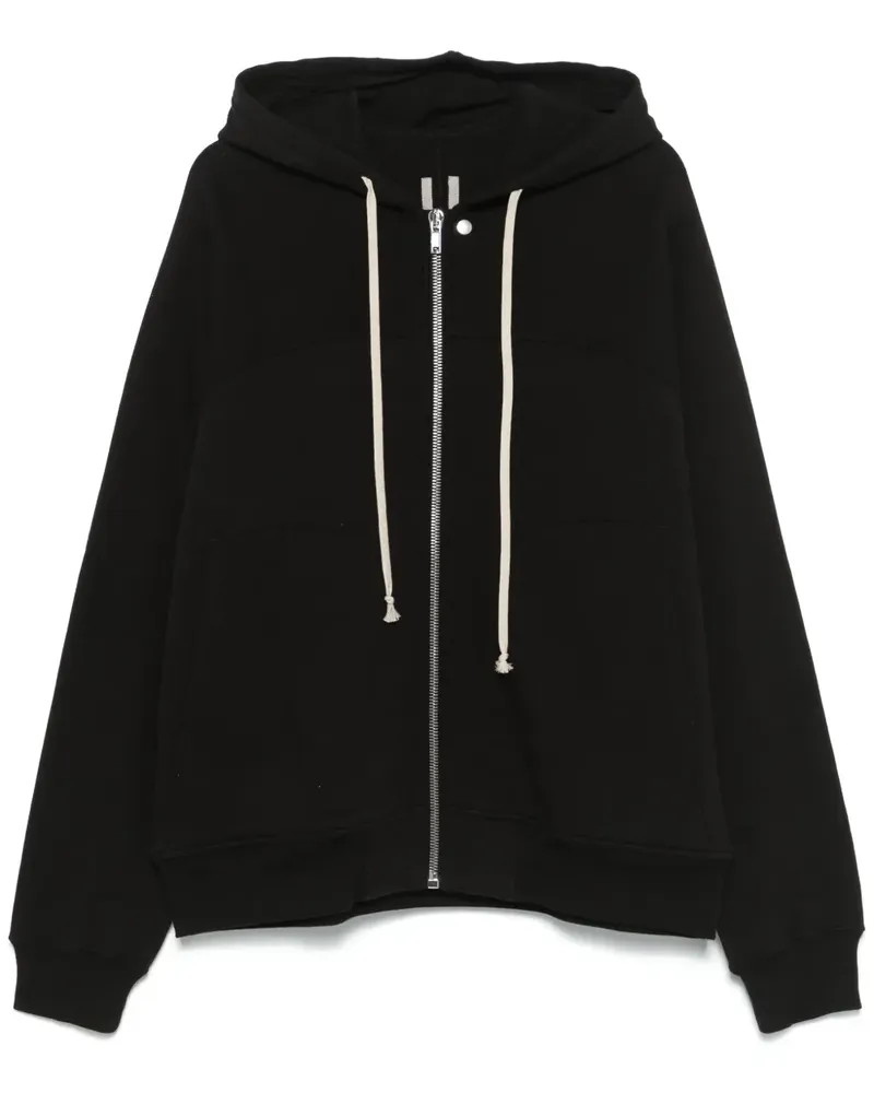 Rick Owens Kapuzenjacke mit Reißverschluss - Schwarz Schwarz
