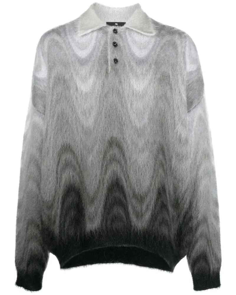 Etro Pullover mit abstraktem Print - Grau Grau