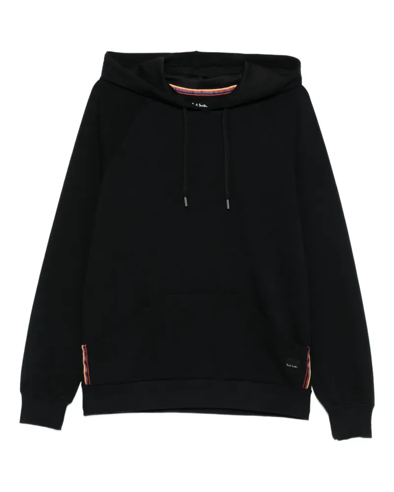 Paul Smith Hoodie mit Streifendetail - Schwarz Schwarz