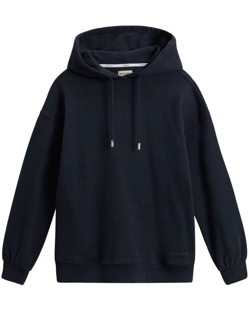 Woolrich Hoodie mit Logo - Schwarz Schwarz