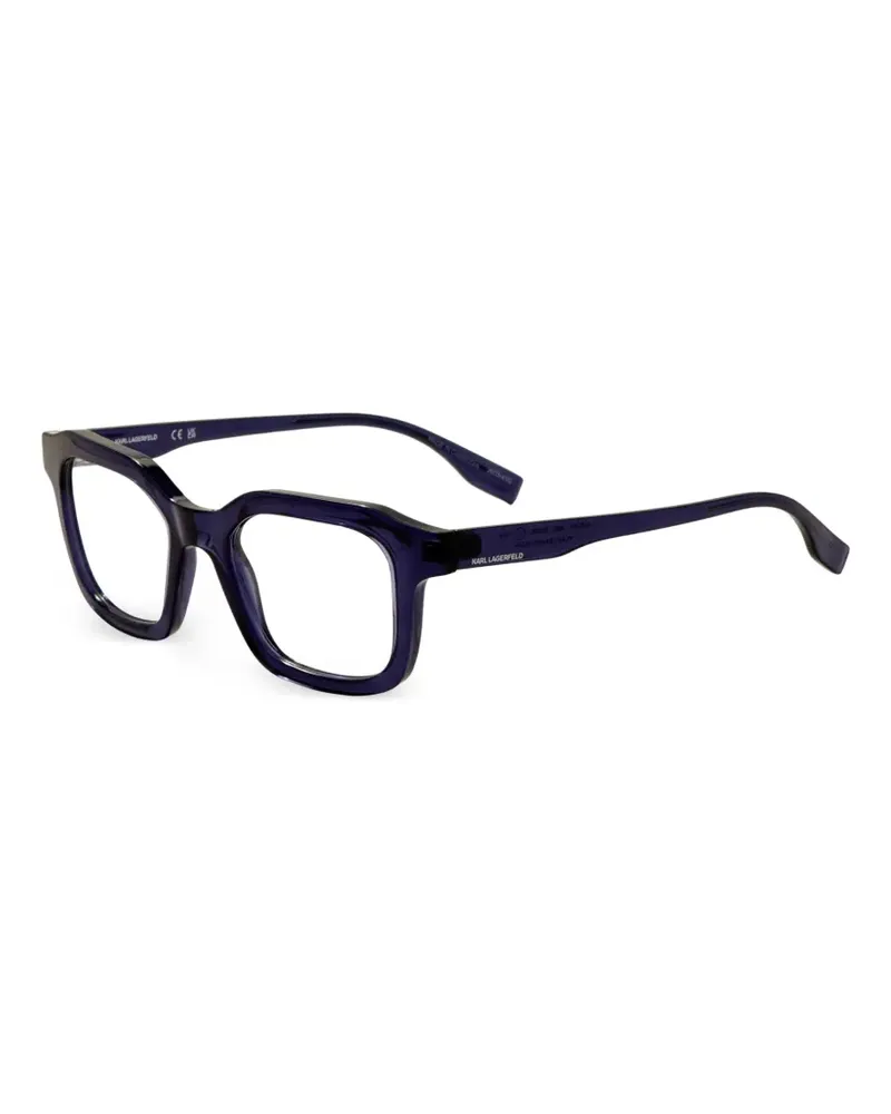 Karl Lagerfeld Brille mit geometrischem Gestell - Blau Blau