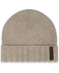 Ermenegildo Zegna Oasi Beanie aus Kaschmir Nude