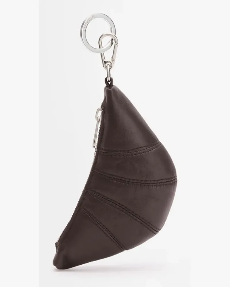 Christophe Lemaire Mini Croissant Schlüsselanhänger - Braun Braun