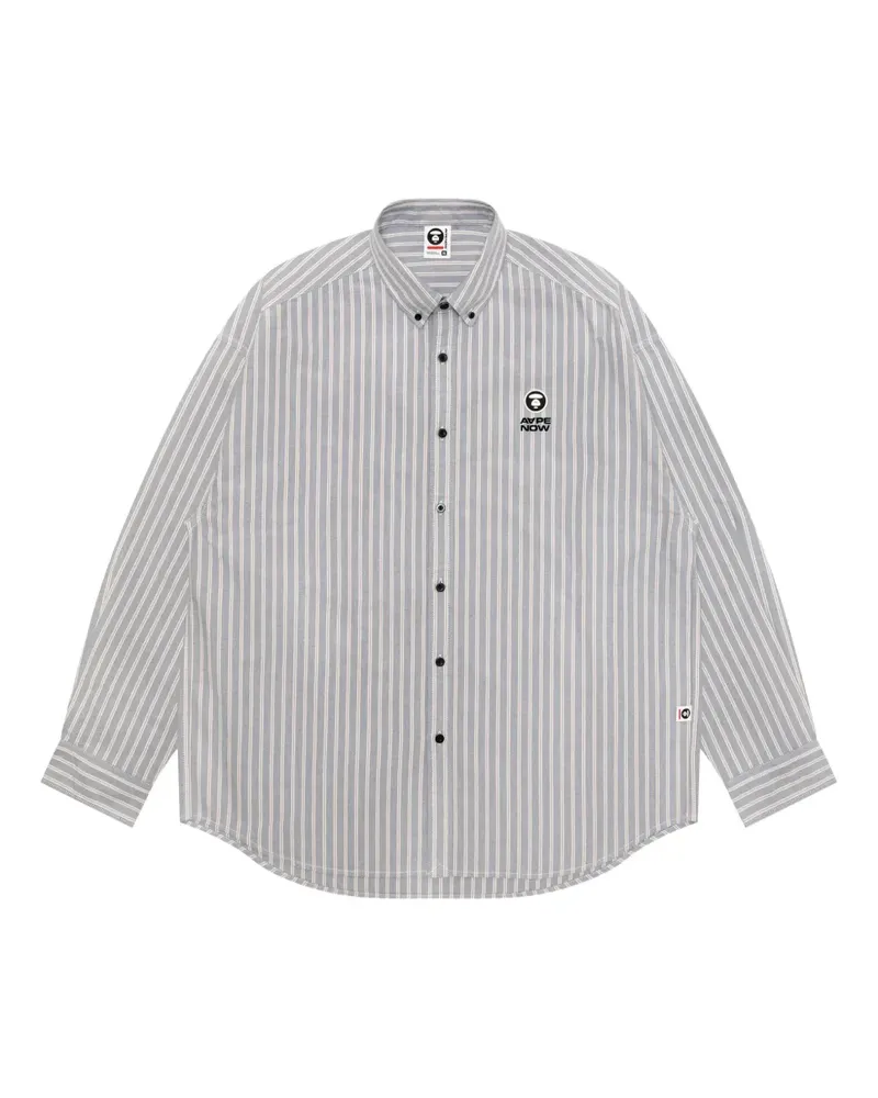 BAPE Hemd mit Logo-Stickerei - Nude Nude