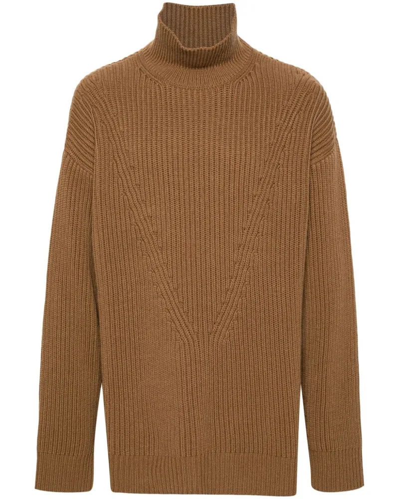 Jil Sander Pullover mit Rollkragen - Braun Braun