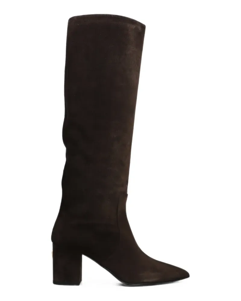 Via Roma 15 Kniehohe Stiefel mit spitzer Kappe - Braun Braun