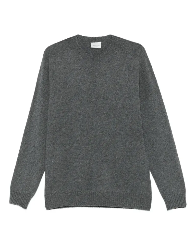 Profuomo crew-neck ribbed-trim sweater - Grau Grau