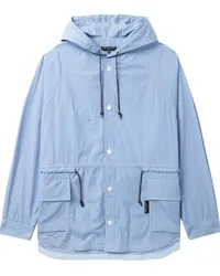 Comme des Garçons Leichte Kapuzenjacke Blau