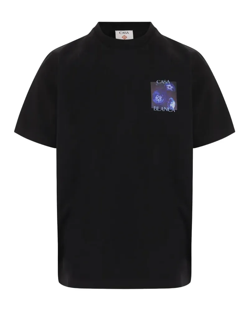 Casablanca Paris graphic-print T-shirt - Schwarz Schwarz