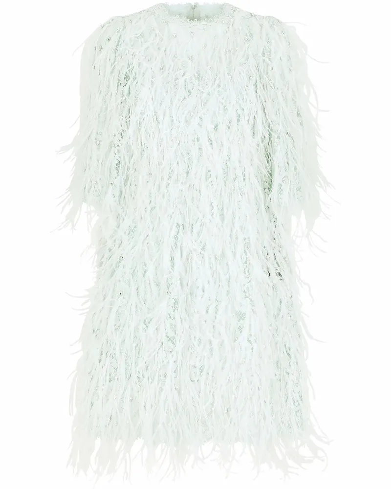 Dolce & Gabbana Kleid mit Dreiviertelärmeln - Blau Blau