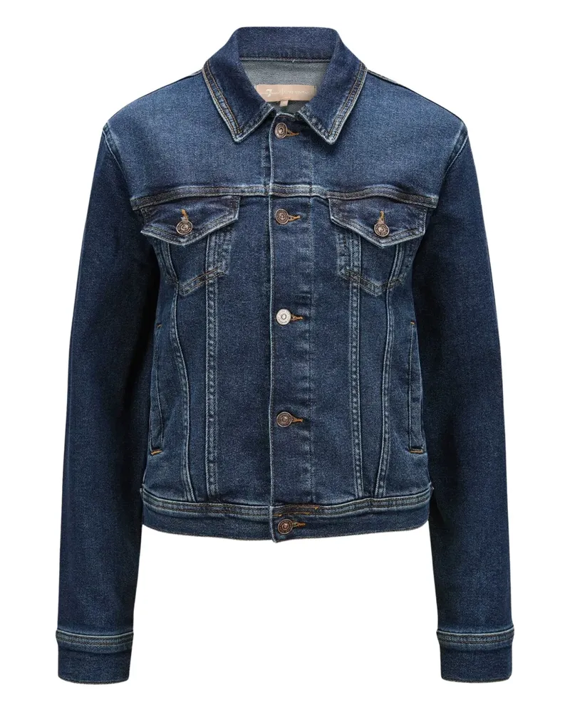 7 for all mankind Klassische Jeansjacke - Blau Blau