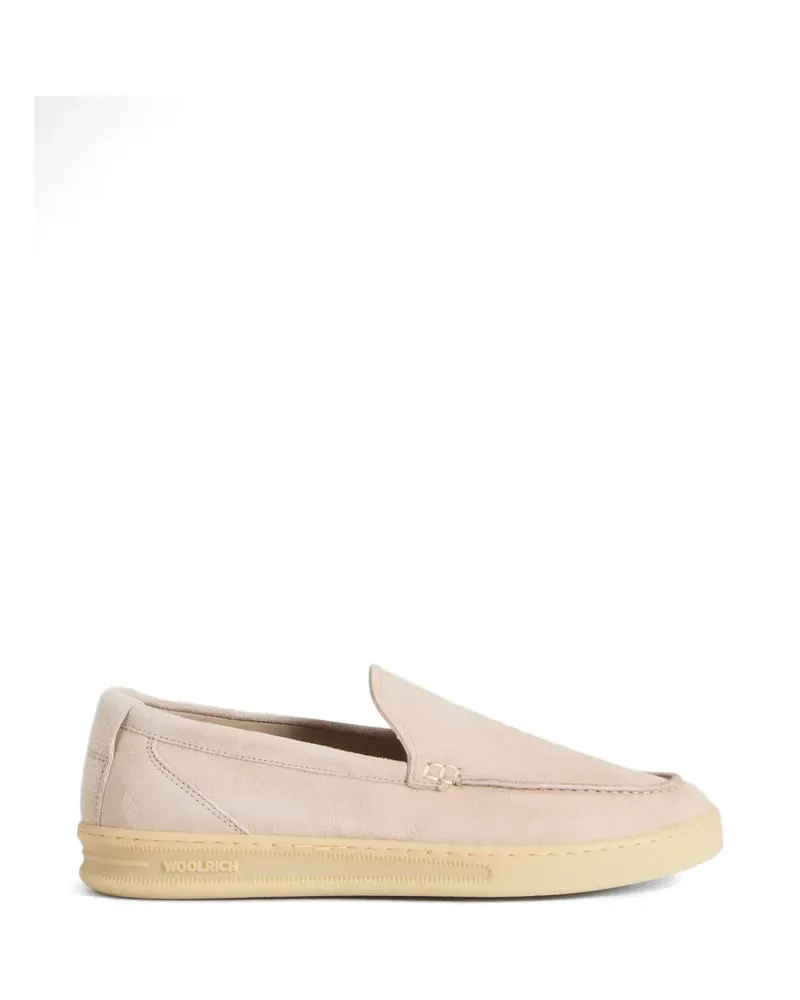 Woolrich slip-on suede loafers - Nude Nude
