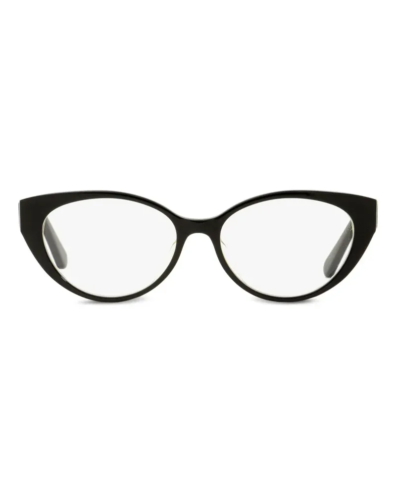 Roberto Cavalli Brille im Cat-Eye-Design - Schwarz Schwarz