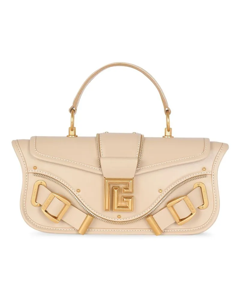 Balmain Blaze Clutch - Nude Nude