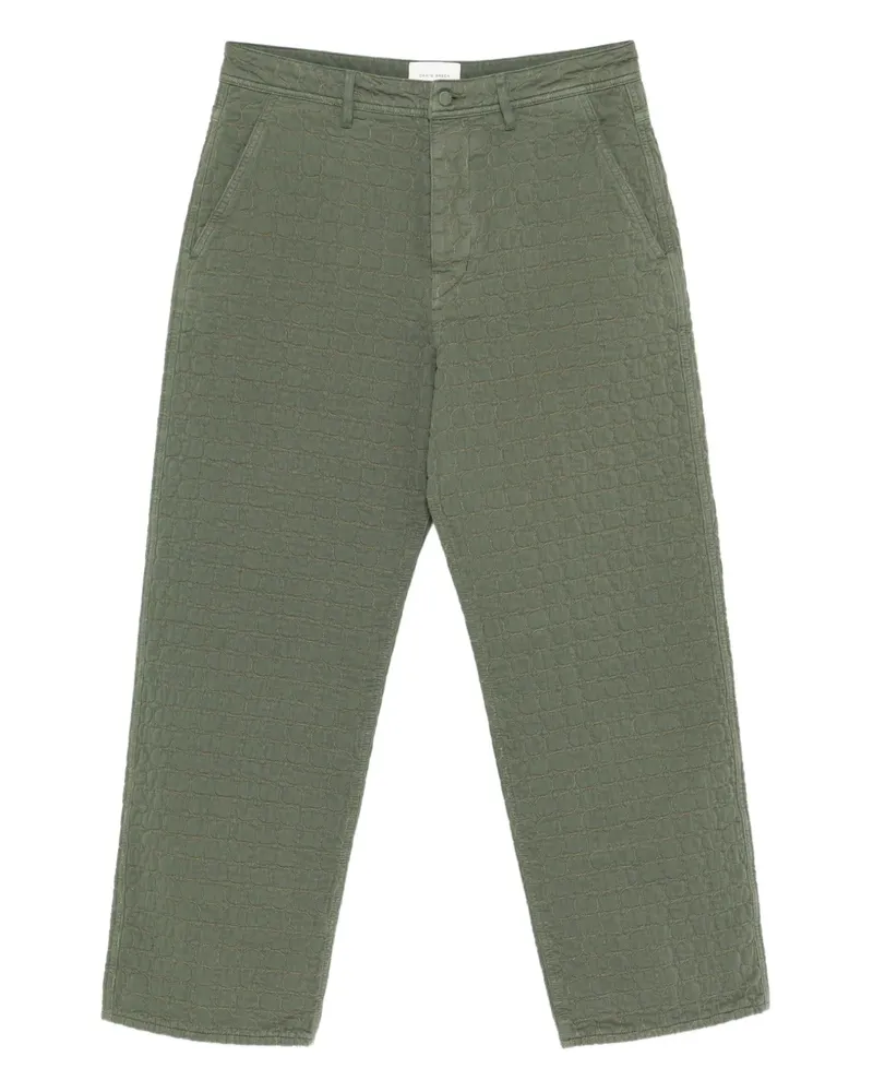 Craig Green circle-quilted trousers - Grün Grün