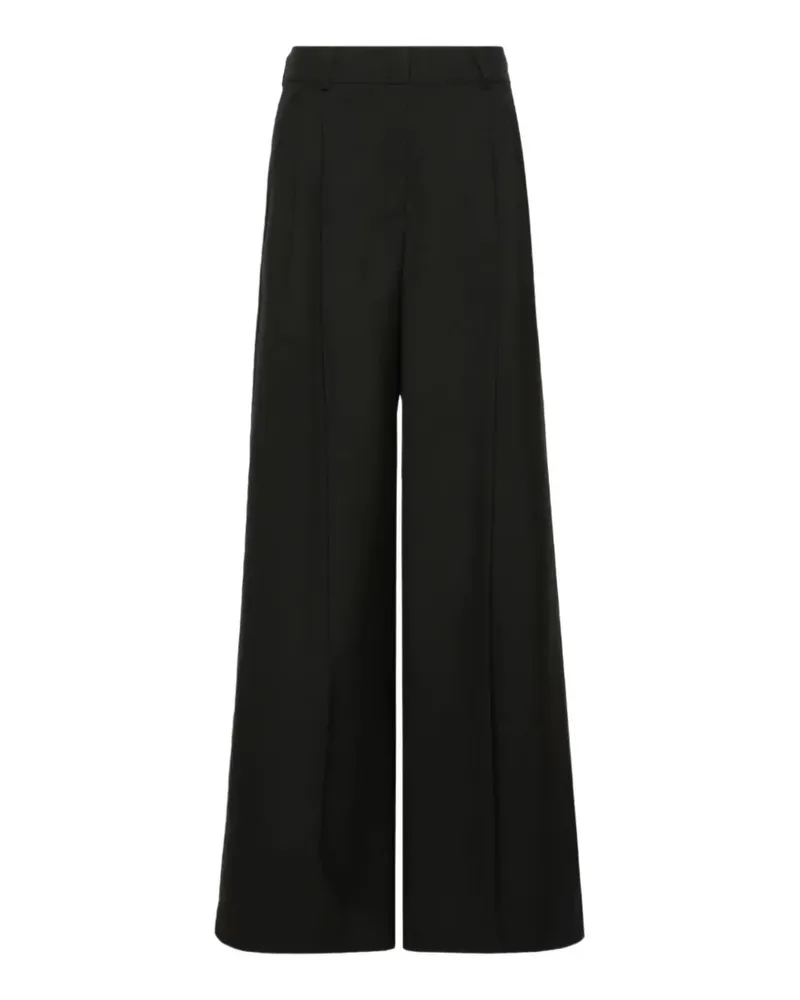 Max Mara pleat-detail trousers - Schwarz Schwarz