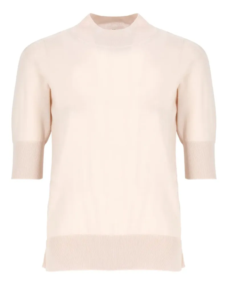 Jil Sander Pullover mit kurzen Ärmeln - Nude Nude