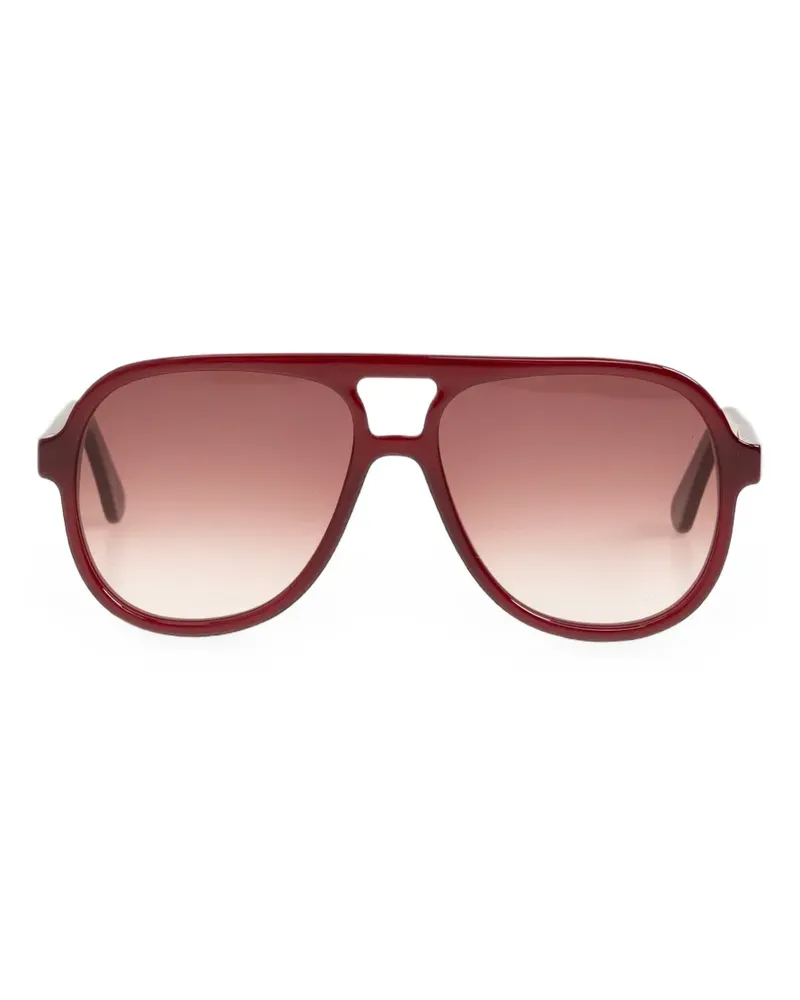 Golden Goose Getönte Pilotenbrille - Rot Rot
