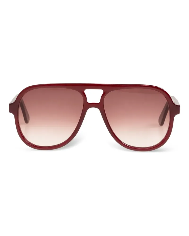 Golden Goose Getönte Pilotenbrille - Rot Rot