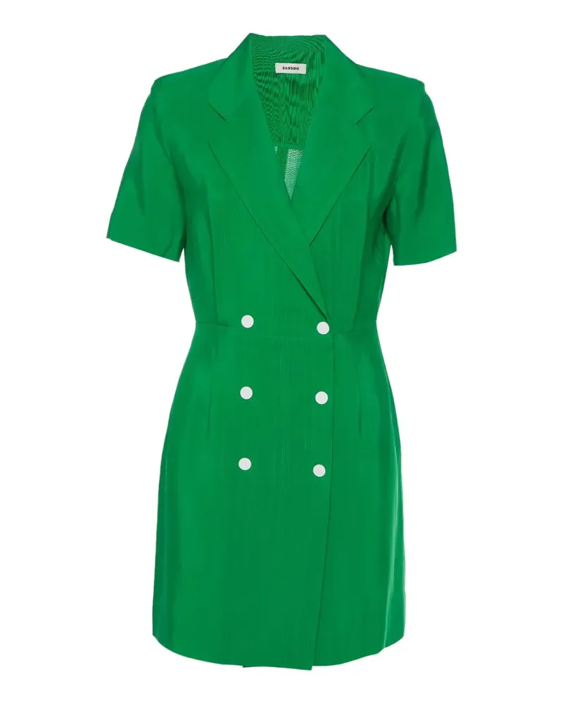 Sandro Maissane double-breasted mini dress - Grün Grün