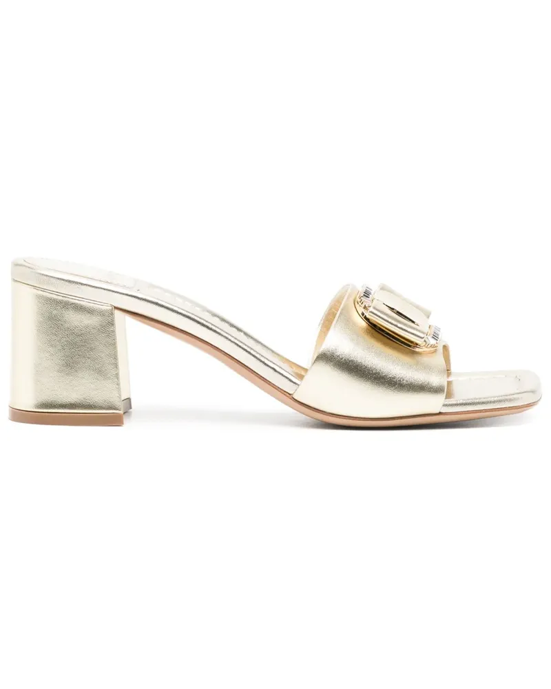Ferragamo Platino Sandalen 70mm - Gold Gold