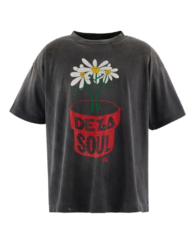 SAINT MXXXXXX De La Soul T-Shirt - Grau Grau
