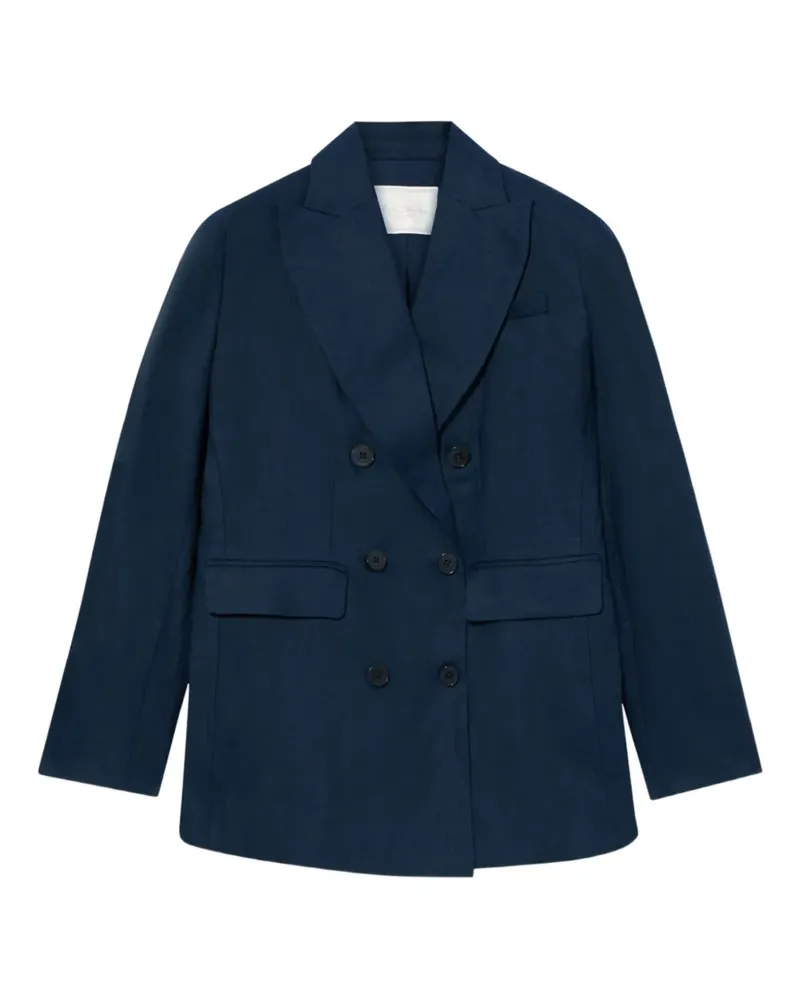 Brooks Brothers Doppelreihiger Blazer - Blau Blau