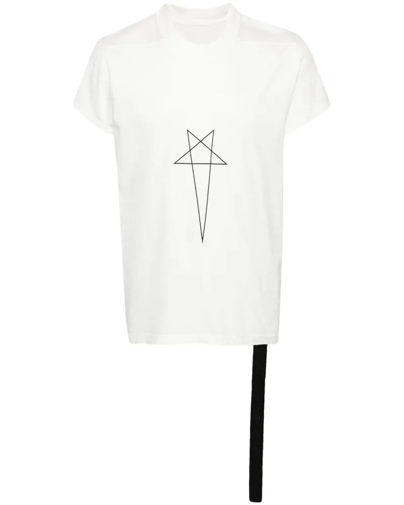 DRKSHDW by Rick Owens Small Level cotton T-shirt - Weiß Weiß