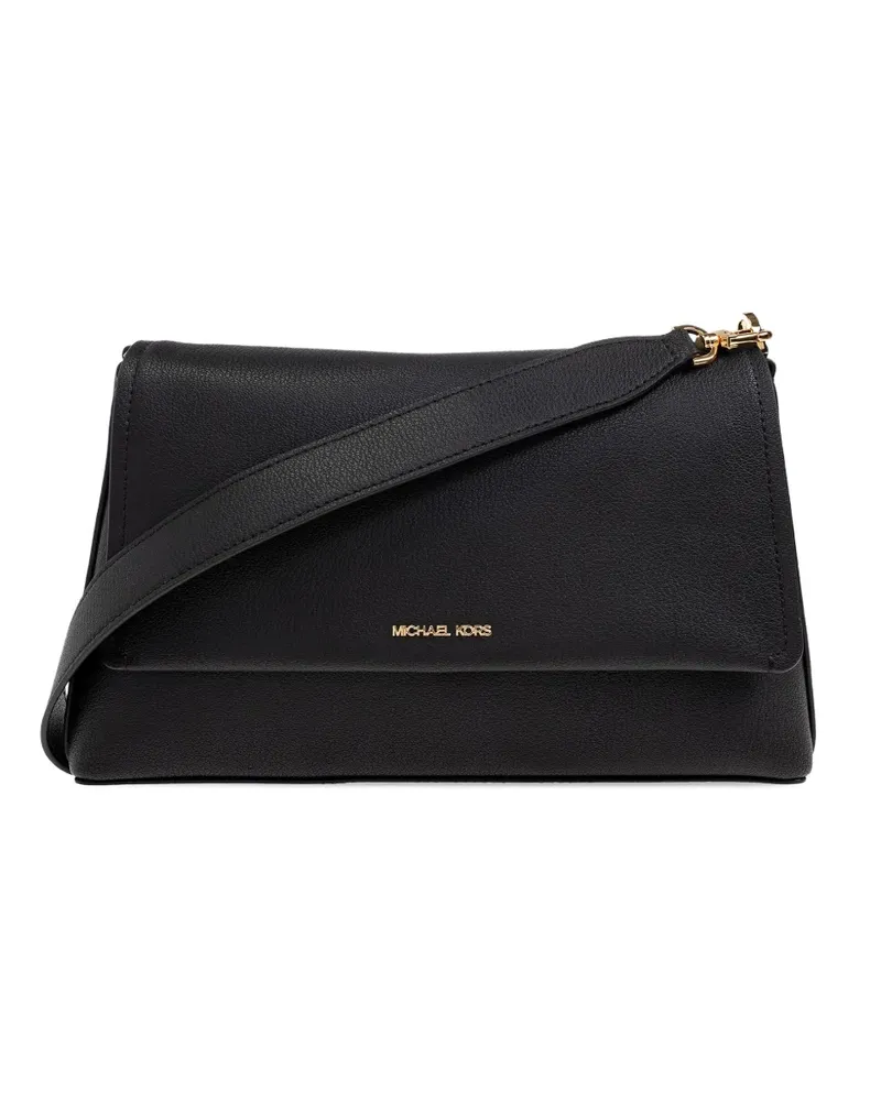 Michael Kors Schultertasche mit Klappendetail - Schwarz Schwarz