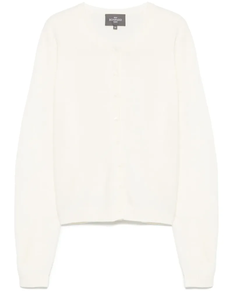 Eric Bompard Cardigan mit geknöpften Ärmeln - Weiß Weiß