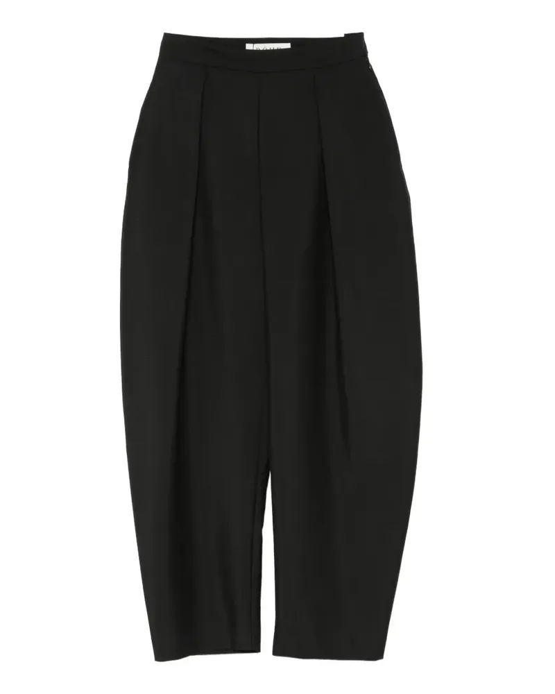 Róhe Weite Hose mit Bundfalten - Schwarz Schwarz